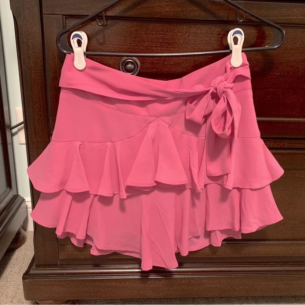 Express Bubblegum Pink High-Low Dress Skirt